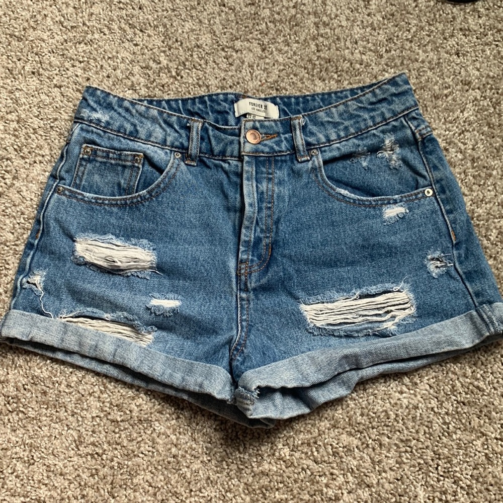 Forever 21 Los Angeles Jean Shorts